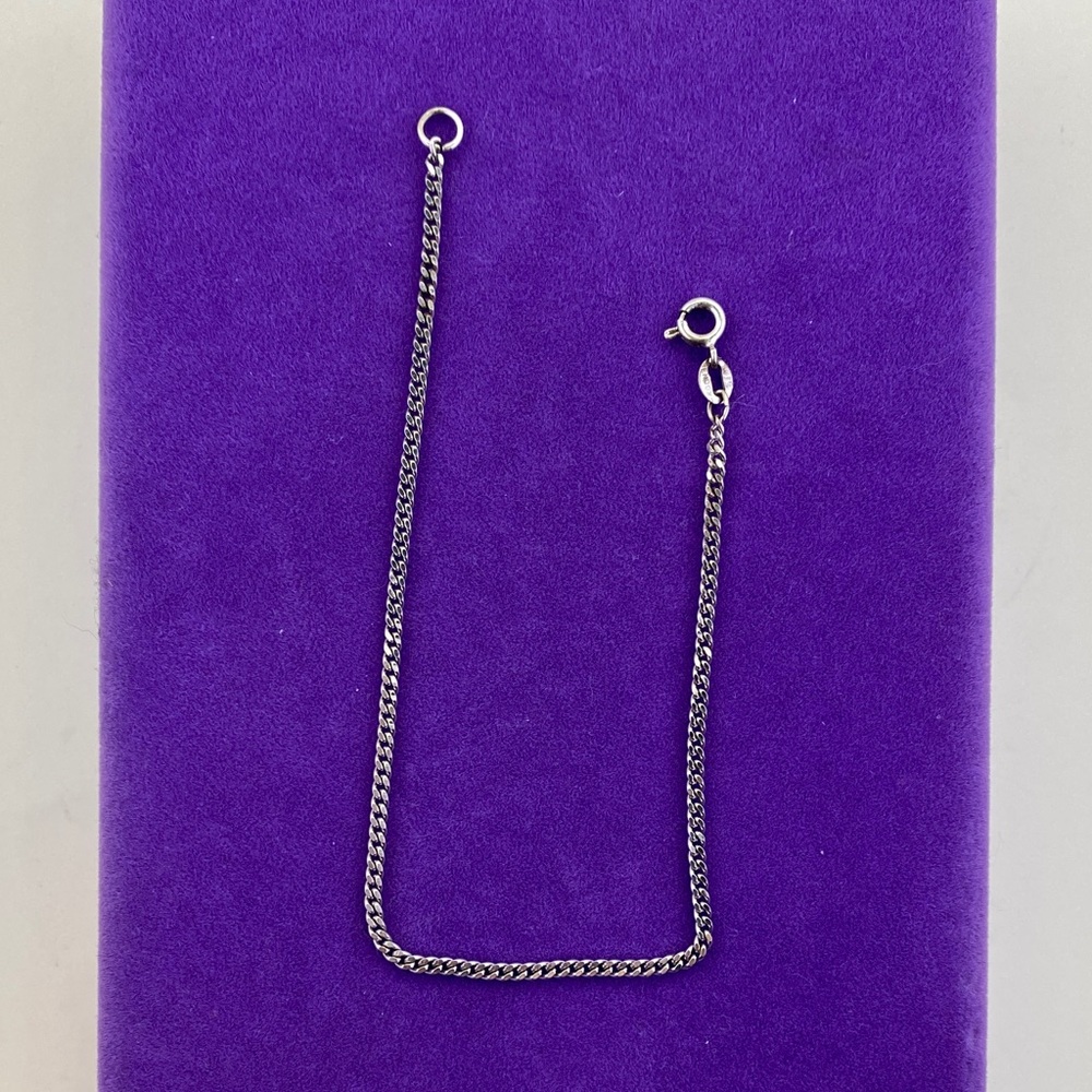 💛 Vintage Vendome 925 Sterling Silver Bracelet | Dainty Polished Cable Chain